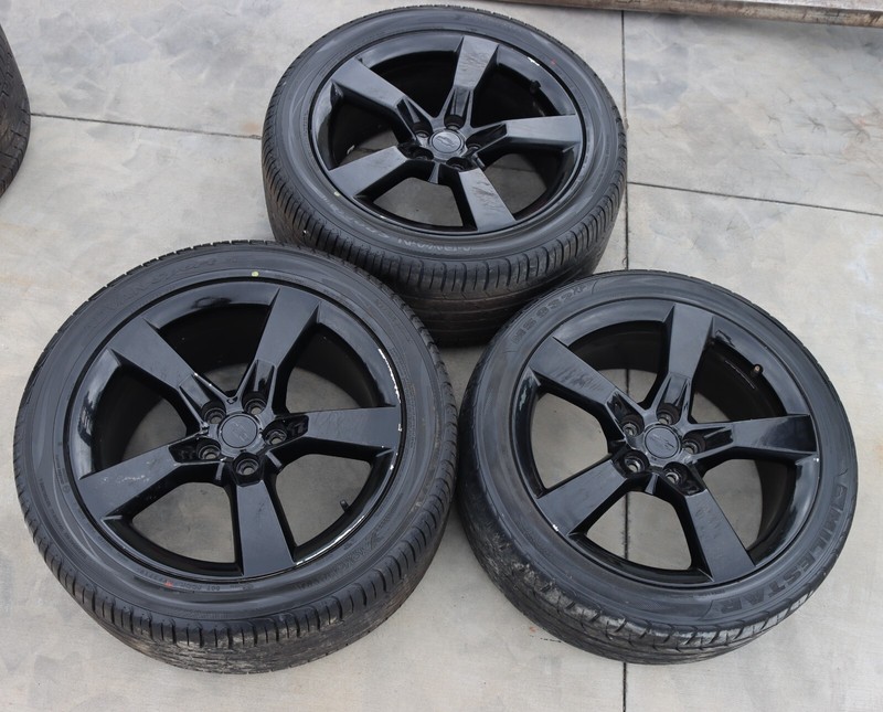 2010-2015 Chevrolet Camaro Black Wheels And Tires 2 Rear And 1 Front 20X9 20X8