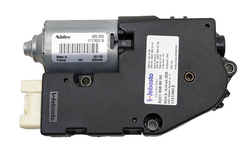 07-13 Mercede W221 S550 S600 S450 Sunroof Sun Roof Motor 2219066000 OEM