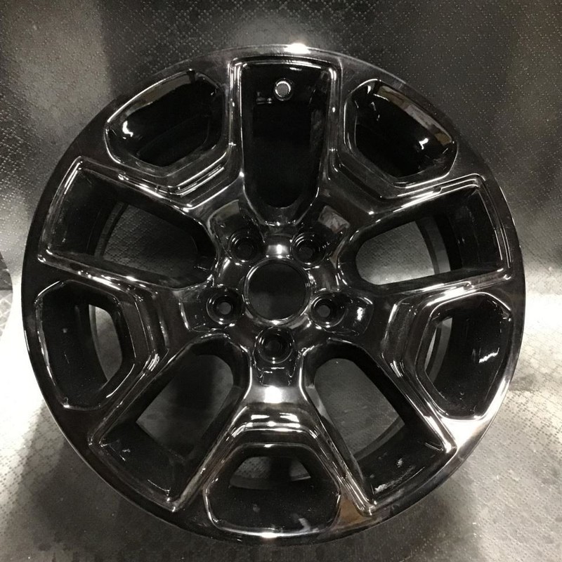 2019-2023 Jeep Cherokee 9203 Wheel 17x7.5 5 Spoke Rim Black Painted 6BG72RXFAA