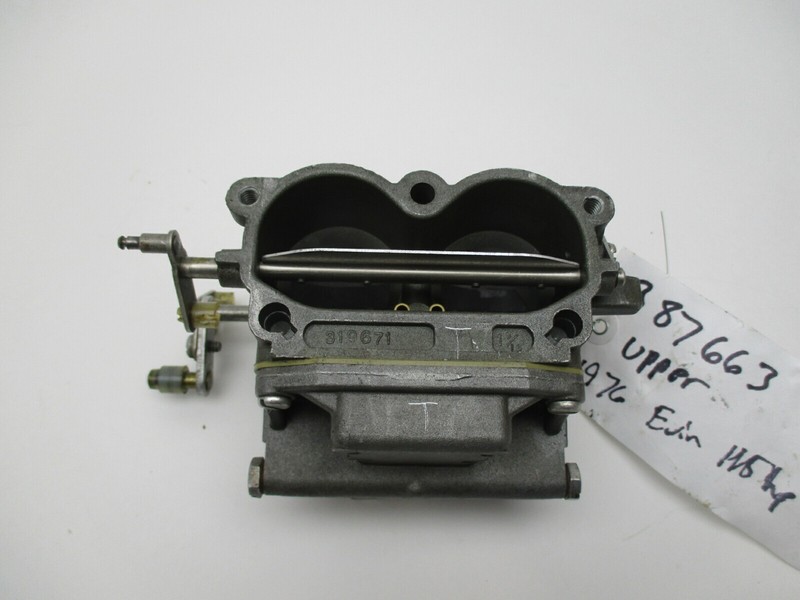 387663 Upper Carburetor 115 Hp 1976 Evinrude Johnson Outboard 0387663