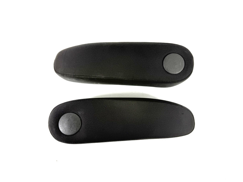 2004-2015 Nissan Titan Front Seat Armrests Pair L+R Dark Gray Cloth OEM