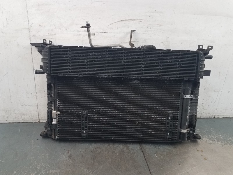 2012 Audi S4 Quattro B8 Radiator Condenser Fan Assembly #64436 VV11