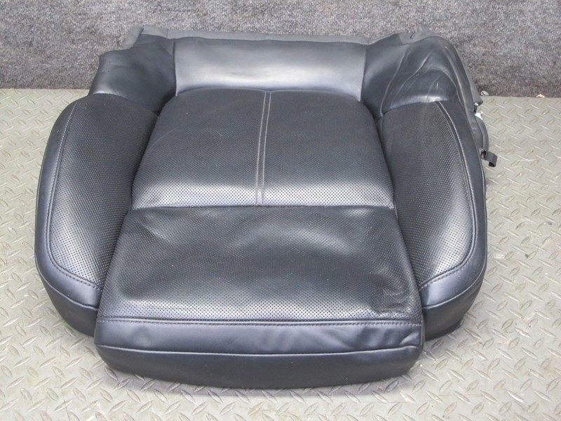 2011-2018 PORSCHE CAYENNE 958 FRONT SEAT LEFT SIDE LOWER LEATHER CUSHION BLACK
