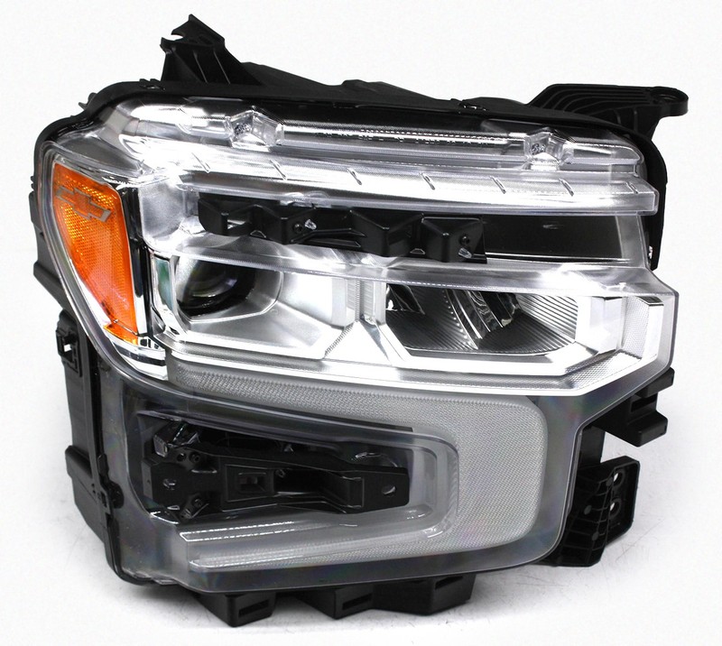 OEM Right Passenger Side LED Headlamp For Chevy Silverado 1500 Chrome 85606133