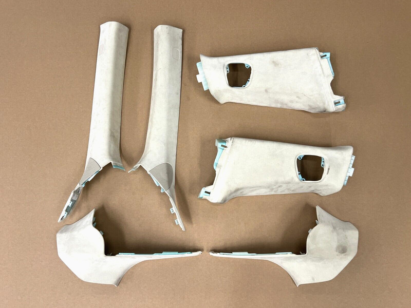 ⭐12-20 TESLA MODEL S LEFT & RIGHT UPPER A + B + C PILLAR TRIM SET OEM LOT2459