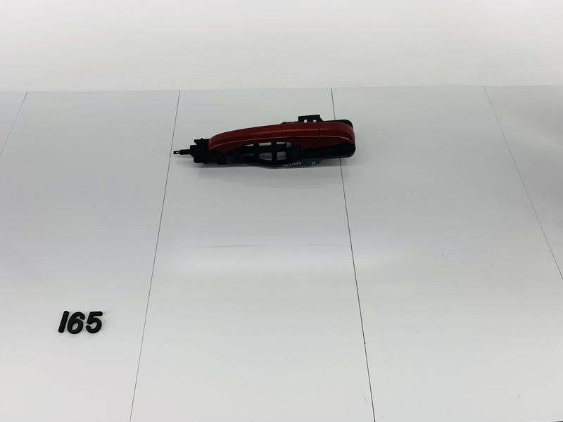 11-22 DODGE DURANGO REAR LEFT SIDE EXTERIOR DOOR HANDLE INFERNO RED OEM