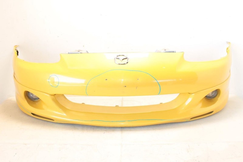 2002 Mazda Mx-5 Miata NB Yellow Front Bumper Cover N06650031