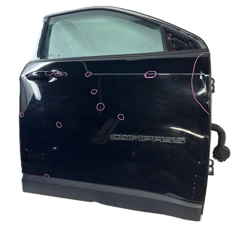 2017-2024 Jeep Compass Front Passenger Side Door Assembly OEM Dent and Scratches