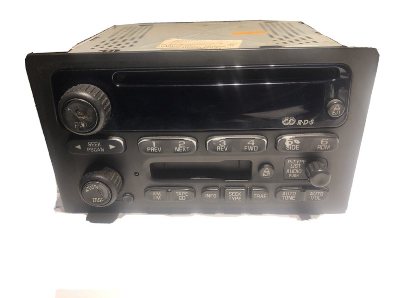 02 03 Trailblazer Envoy Single CD Radio Receiver OEM 15195521