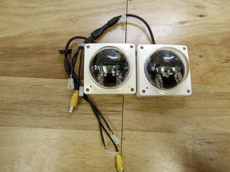 Lot Of 2 Safety Vision SV-835L3D Dome Camera