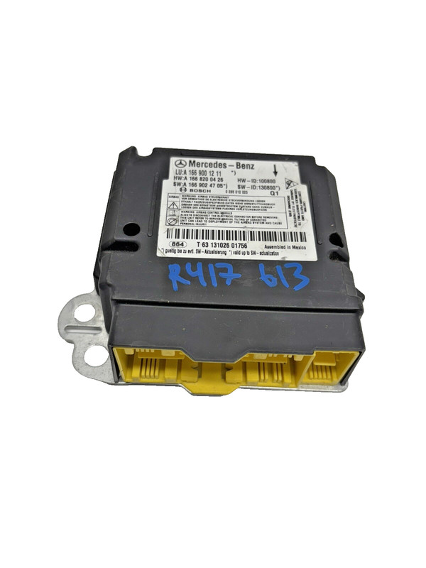 12-16 Mercedes X166 GL450 ML350SRS Control Module OEM