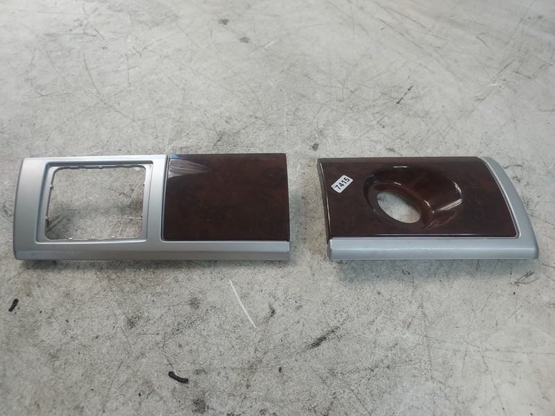 2008-2010 (2 PC) CHRYSLER TOWN COUNTRY DASH BEZEL TRIM TAN WOODGRAIN OEM