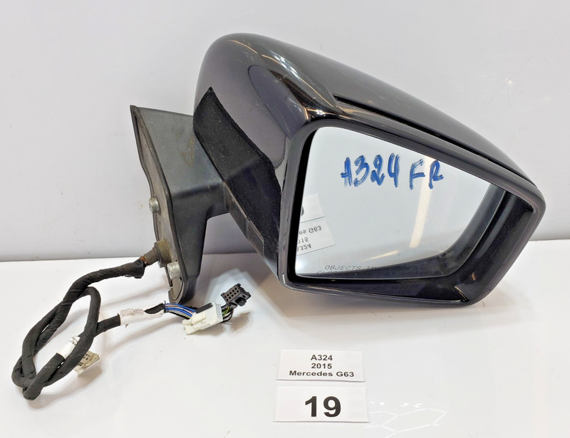 ✅ 13-18 OEM Mercedes W463 G63 AMG Right Passenger Rear View Mirror Black 040U