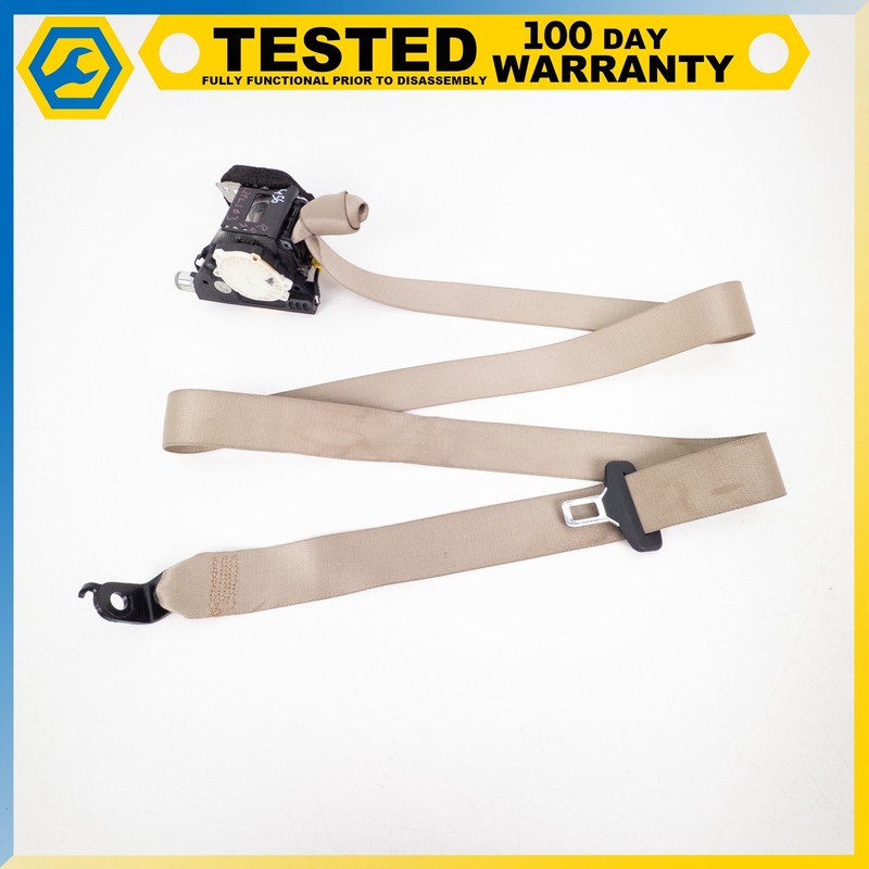 12-18 MERCEDES-BENZ CLS63 AMG CLS550 E550 REAR RIGHT SIDE SEAT BELT BEIGE OEM