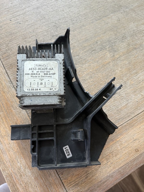 2007-2010 FORD FUSION COOLING FAN MODULE OEM 6E53BC609AA