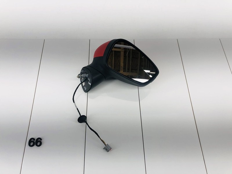 11-19 FORD FIESTA FRONT RIGHT PASSENGER EXTERIOR REAR VIEW MIRROR RACE RED OEM