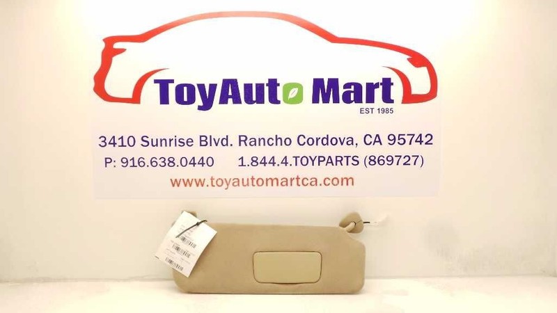 Passenger Right Sun Visor With Illumination Fits 04 SIENNA 50797