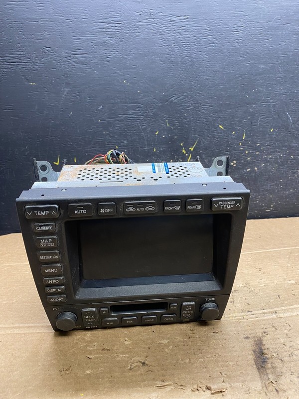 2001 to 2005 Lexus GS300 GS430 Navigation GPS Radio Cassette OEM W9528 DG