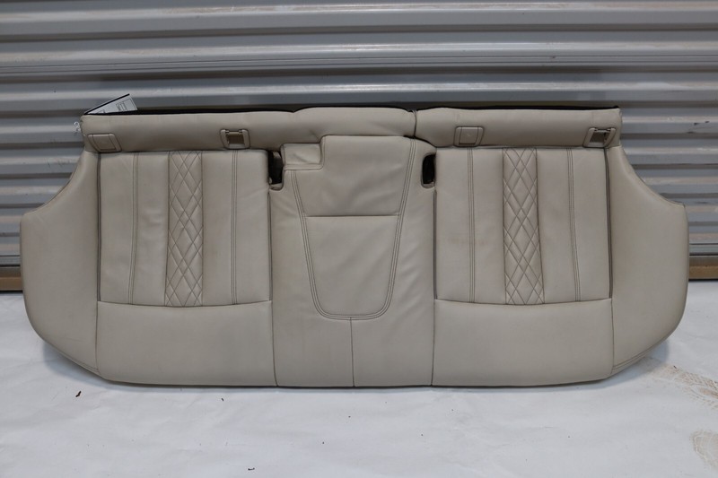 2018-2022 BMW M550I REAR SEAT LOWER CUSHION BOTTOM NAPPA LEATHER WHITE OEM