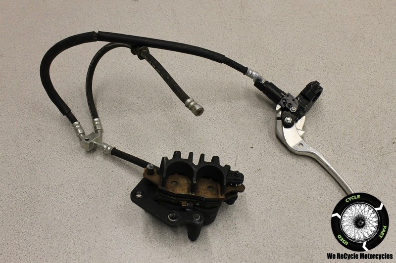 08 SUZUKI SV 650 S FRONT BRAKE LEVER PERCH W/HOSES LINES BRAKE CALIPER SV650 *