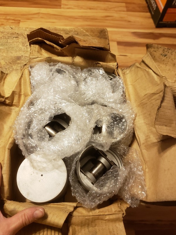 Ertel pistons Chevrolet.040 set/6#6 913-p