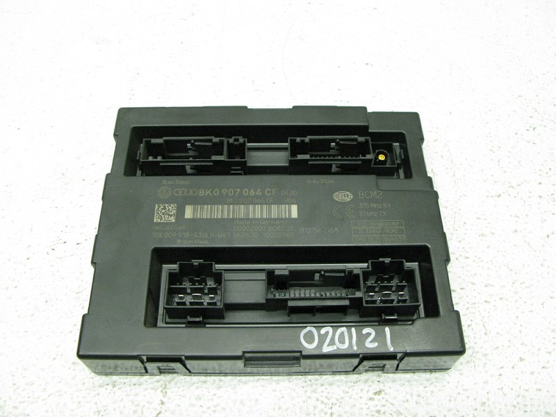 08-12 AUDI B8 A4 S4 RS4 A5 BODY COMFORT CONTROL MODULE UNIT OEM 020121
