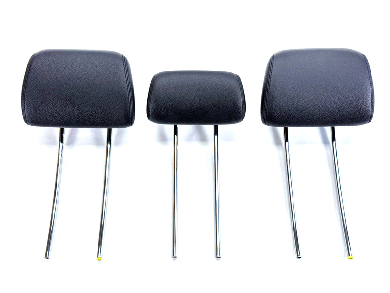 ✅ 2010-16 MERCEDES-BENZ E350 OEM REAR SEAT LEFT CENTER RIGHT HEADREST SET BLACK