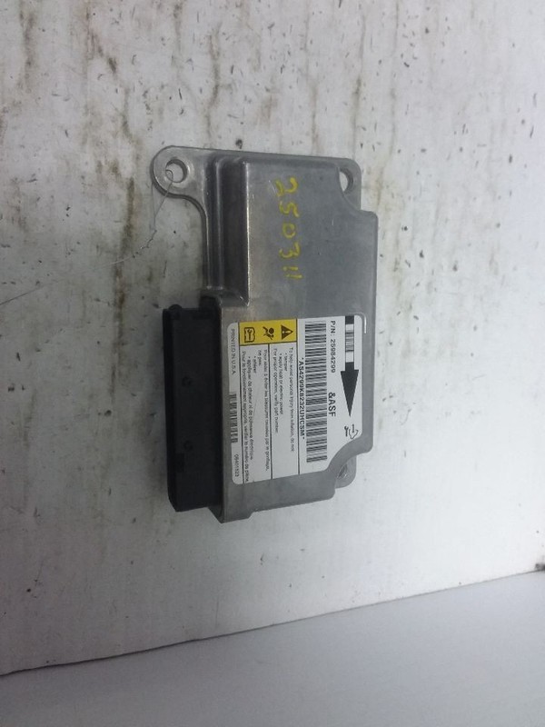 SRS Control Module Under Shift Console Suv Fits 08-09 HUMMER H3 25984299