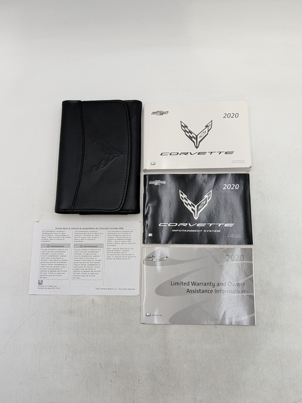 2020 CORVETTE CHEVORLET Owners Manual Users Guide STINGRAY 6.2L SUPERCHARGED