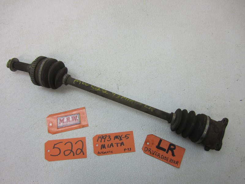 AXLE SHAFT 90 91 92 93 MX-5 MX5 MIATA REAR ABS DIFFERENTIAL CV L LH LR R RH RR