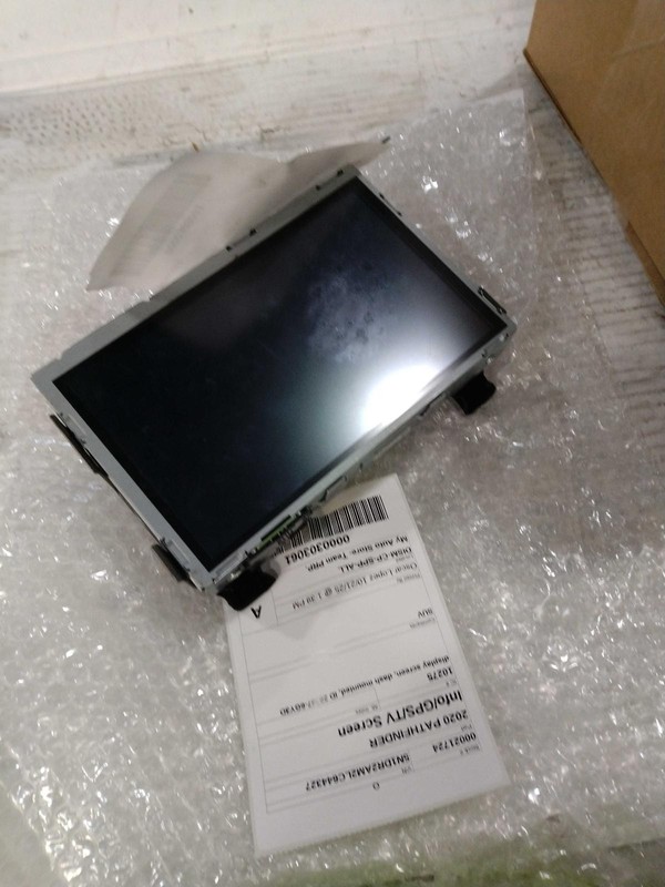 2020 Nissan Pathfinder Infotainment Display OEM Black 84K Miles NJ25-21724
