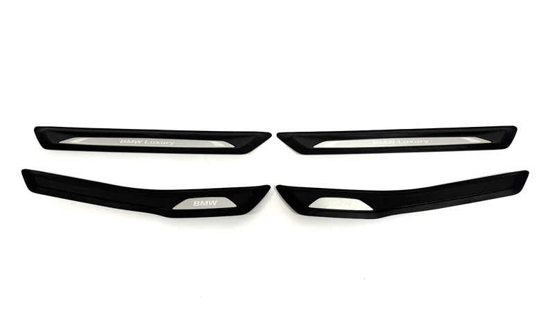 π 2013-2019 BMW 328I F30 FRONT REAR LEFT & RIGHT SCUFF TRIM PANEL SET OF 4 OEM