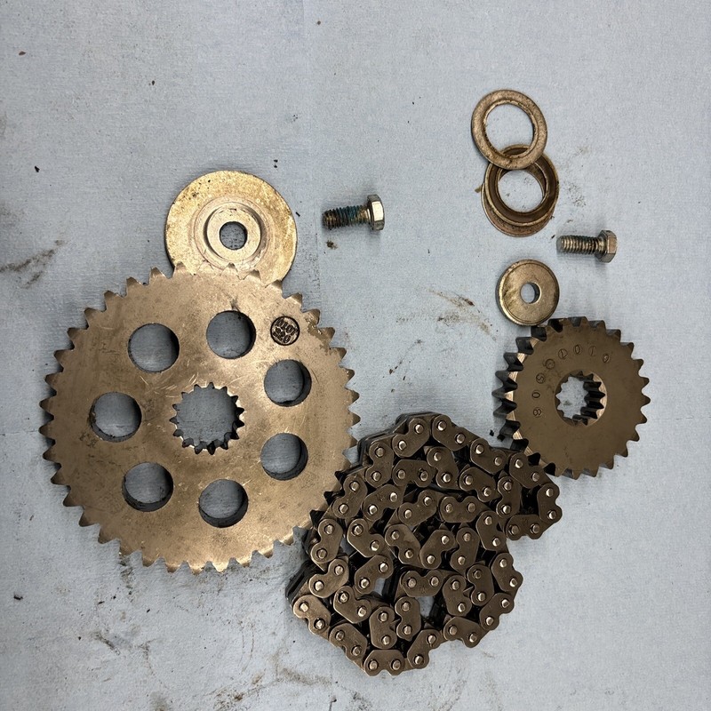 80 81 Arctic Cat El Tigre 6000 Vintage Snowmobile Chain Case Sprockets And Chain