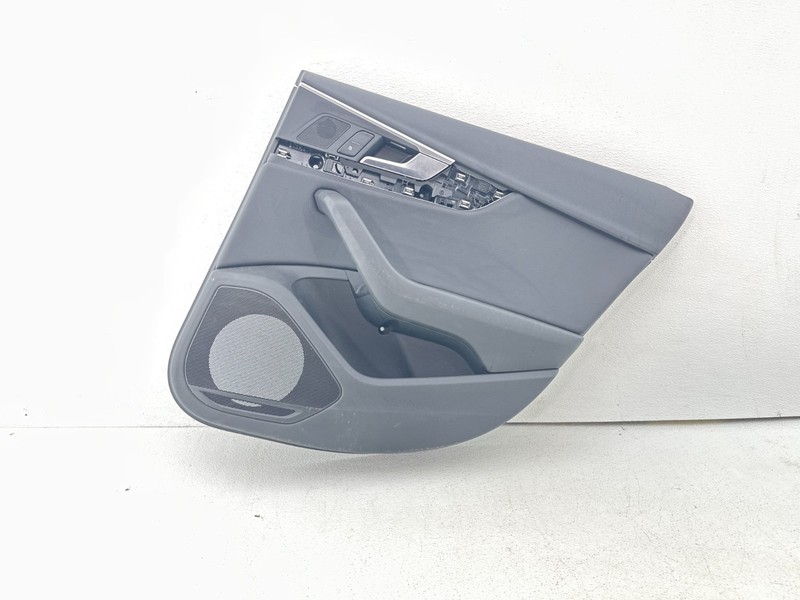 2017-2019 AUDI A4 REAR RIGHT SIDE INTERIOR DOOR PANEL COVER W/ SPEAKER GRILL OEM