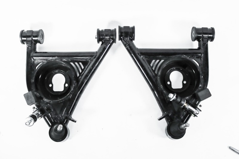82-92 GM F-Body Spohn Tubular Front Lower A-Arms w/ Delrin Bushings BLK *USED*