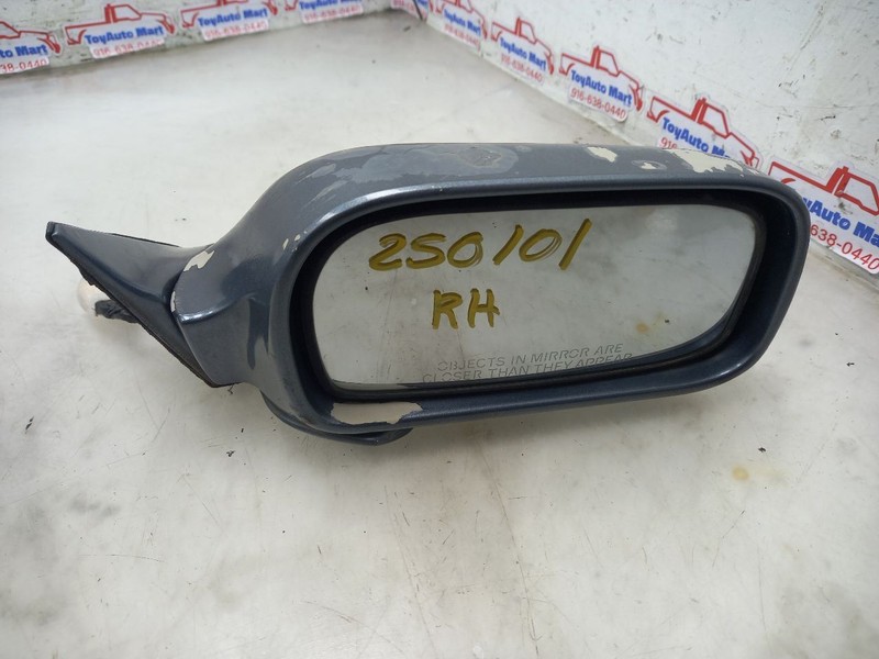 90 91 92 LEXUS LS400 PASSENGER RIGHT SIDE VIEW MIRROR POWERE BLUE-FA85