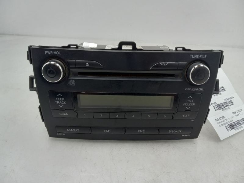 Audio Equipment Radio Display And Receiver Fits 11-13 COROLLA 86120-02E50