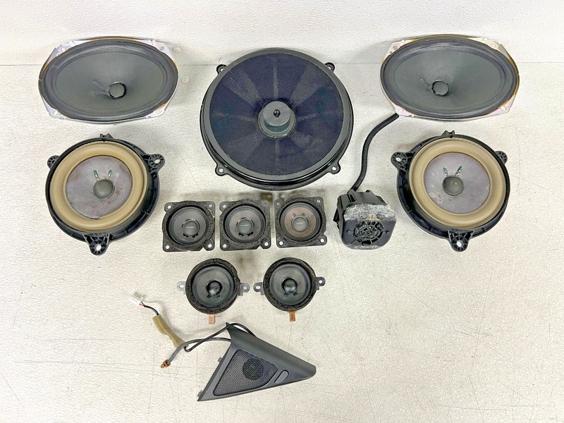 ⭐2011-2019 INFINITI Q70L Q70 FRONT/REAR DOOR SPEAKER W/TWEETERS SET OEM LOT2673