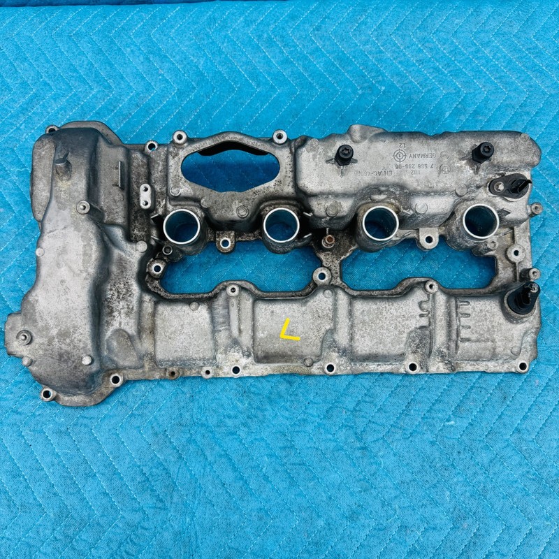 2012–2014 BMW 650i 4.4L V8 N63 Left Valve Cover Assembly OEM 756628606