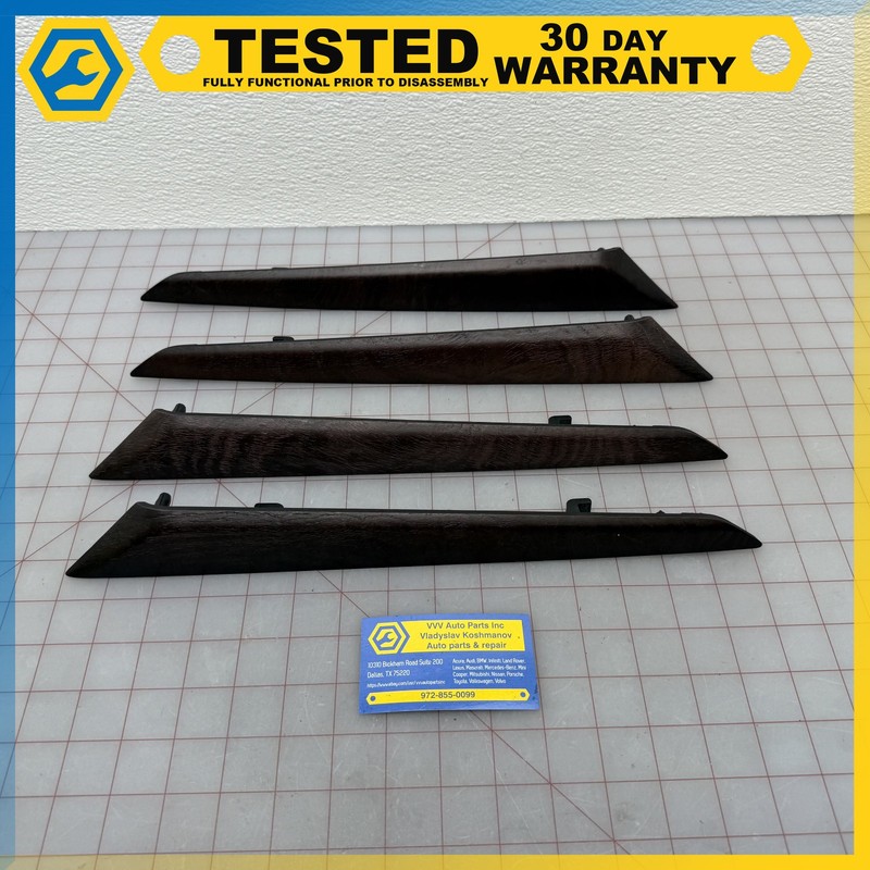 14-17 MASERATI GHIBLI FRONT AND REAR DOOR WOOD INTERIOR TRIM MOLDING SET OEM