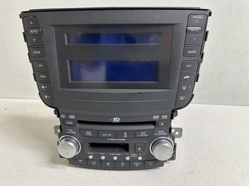 2004-2006 Acura TL AC Heat Temp Radio Stereo 2 DIN Disc CD Player Oem