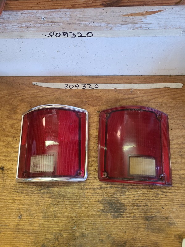 Square body 1973-1987 Chevy / GMC Truck Tail Light Lens housing set
