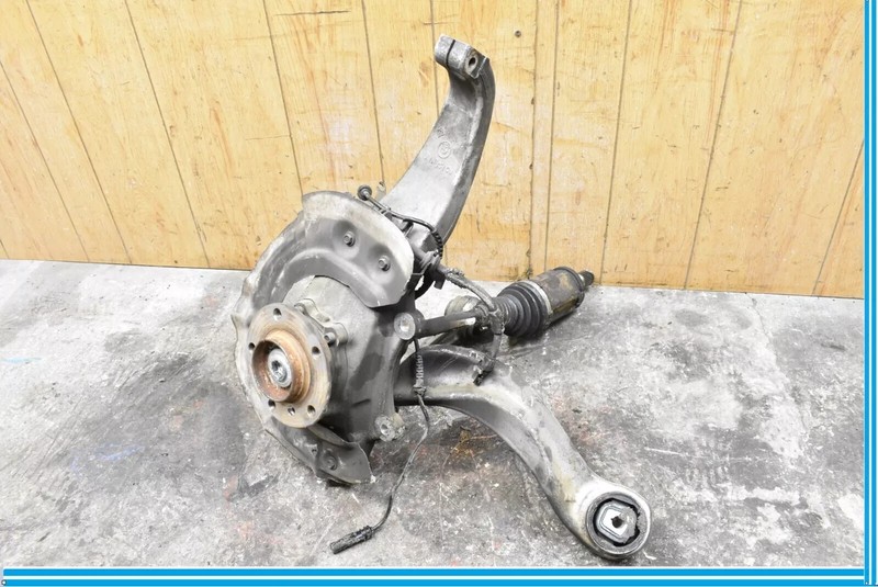 12-16 BMW 528XI Front Left Spindle Knuckle Wheel Hub Bearing W/ Control Arms OEM