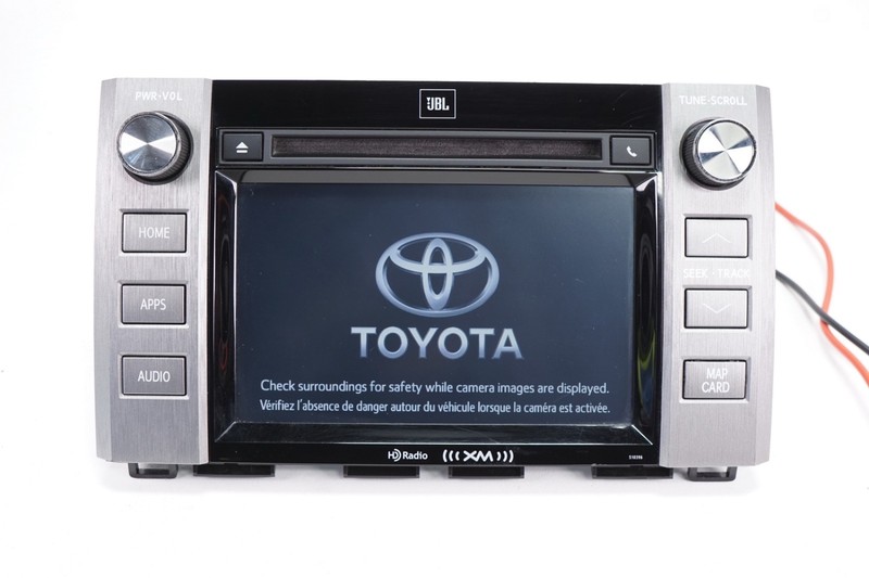 TOYOTA TUNDRA Navigation Radio AM-FM CD Player Info Display Head OEM 2014 - 2019