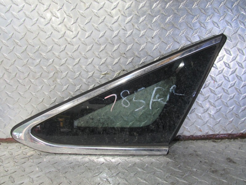 2017 HYUNDAI SONATA RIGHT PASSENGER REAR DOOR VENT GLASS 2.4L 4CYL
