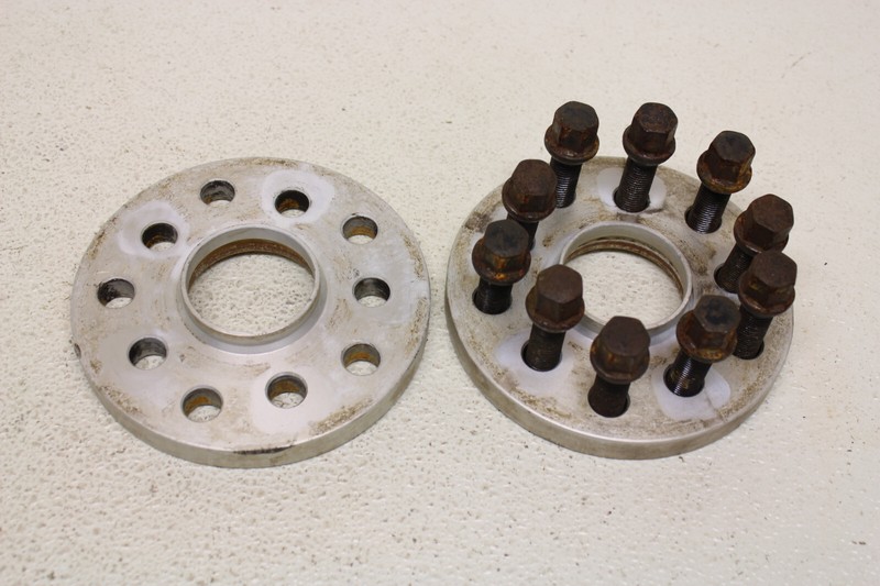 VW Audi Spulen 15mm Spacers W/ Extended Bolts Spacer Pair 5x100 5x112