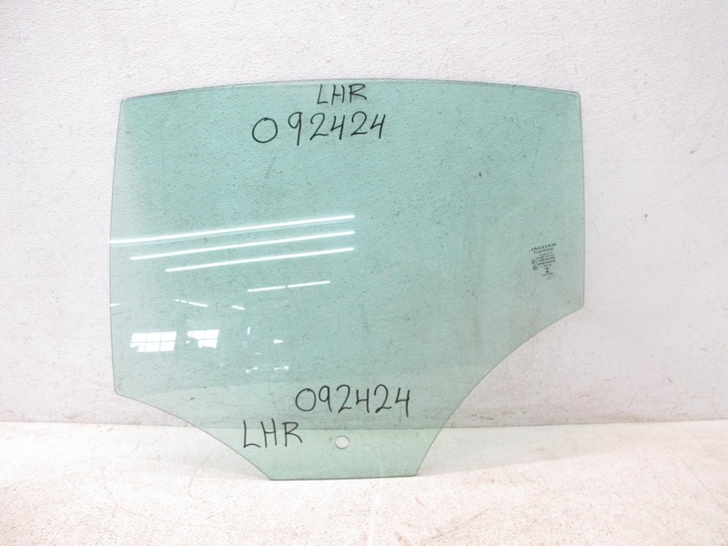 09-15 JAGUAR X250 XF XFR XFR-S SEDAN DOOR GLASS WINDOW REAR LEFT OEM 092424
