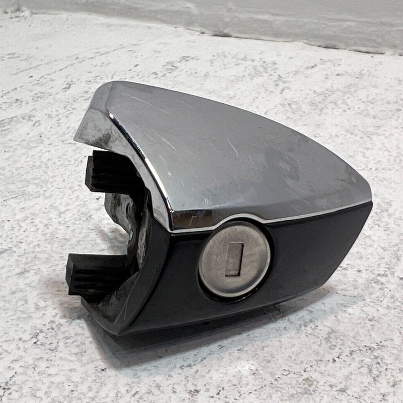 MERCEDES E350 2013-16 Front Driver Door Handle Lock Cylinder & Cap OEM BLACK 040