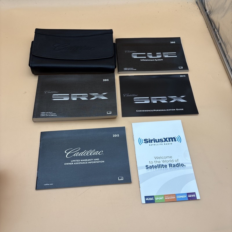 2015 Cadillac Srx Owner's Manual Infotainment System With Case Included