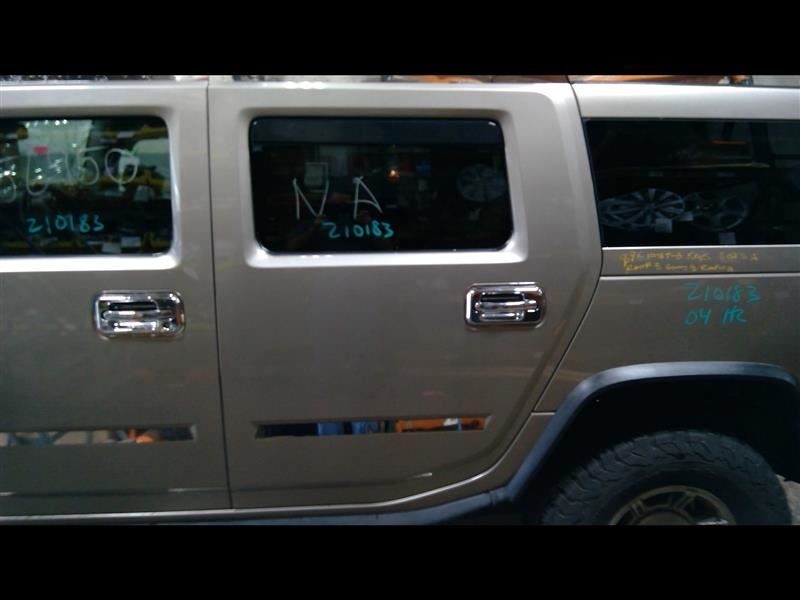 Driver Left Rear Side Door Pewter Paint Code 382 Fits 03-09 HUMMER H2 756956